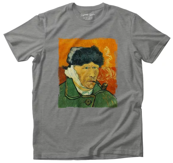 Koszulka Autoportret z zabandażowanym uchem Vincent Van Gogh