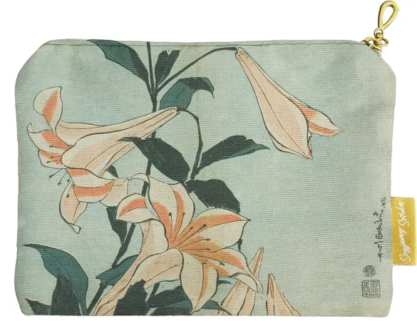Kosmetyczka mini Lilie Katsushika Hokusai
