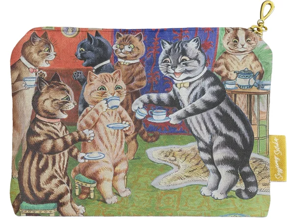 Kosmetyczka mini Herbata dla kota Louis Wain