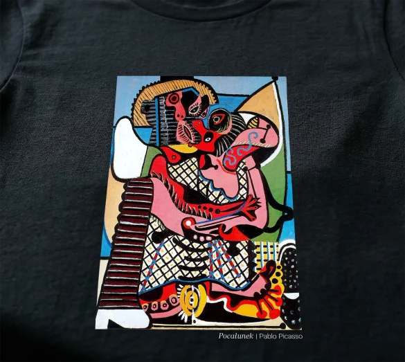 Koszulka z nadrukiem Pocałunek Pablo Picasso
