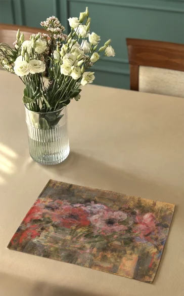 Podkładka na stół Kwiaty - Anemony Olga Boznańska