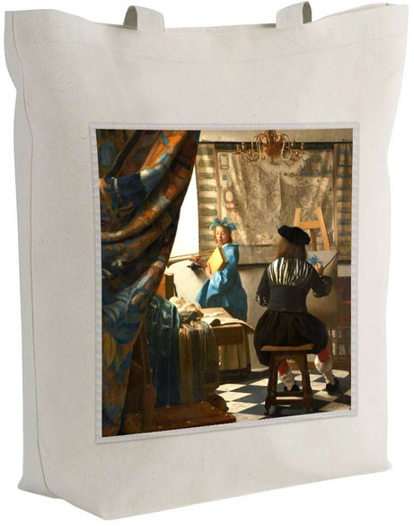 Torba z naszywką Alegoria Malarstwa Jan Vermeer