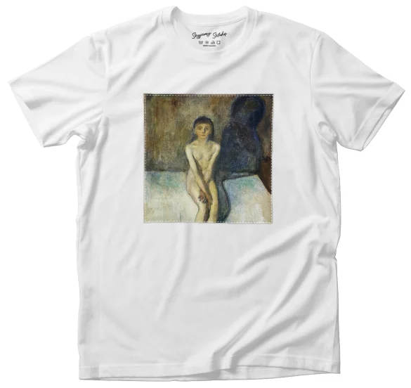 Koszulka z naszywką Puberty (Dojrzewanie) Edvard Munch