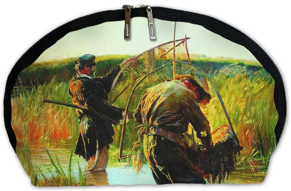 Kosmetyczka Rybacy brodzący w wodzie Leon Wyczółkowski