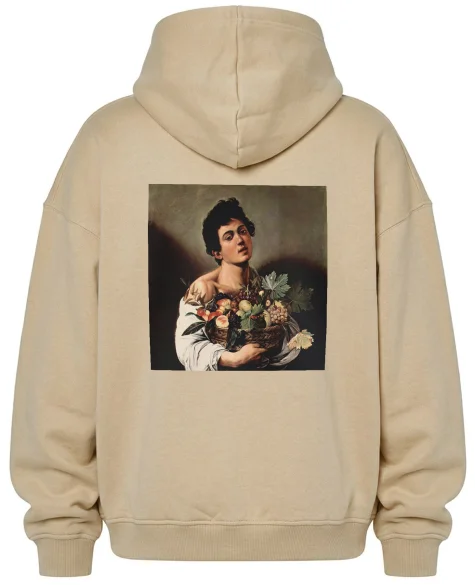 Bluza oversize Chłopiec z koszem owoców Caravaggio