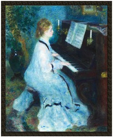 Naszywka Kobieta przy fortepianie Pierre-Auguste Renoir