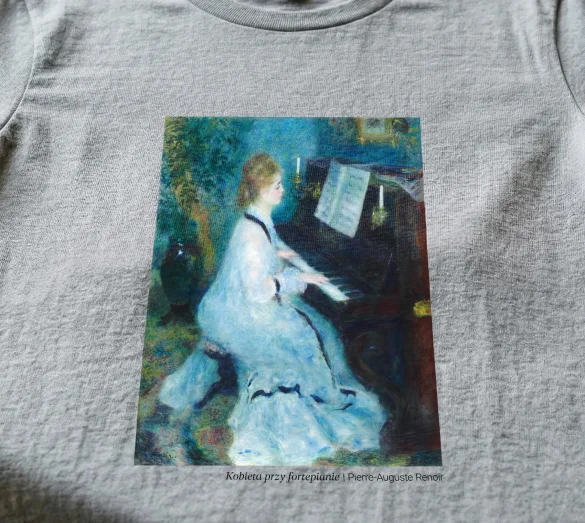 Bluzka damska Kobieta przy fortepianie Pierre-Auguste Renoir