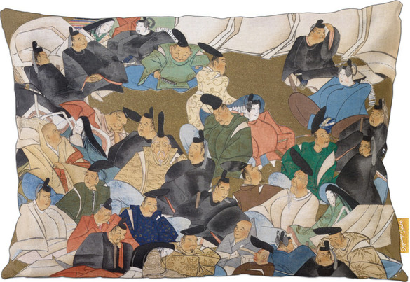 Poduszka 36 poetów Ogata Korin