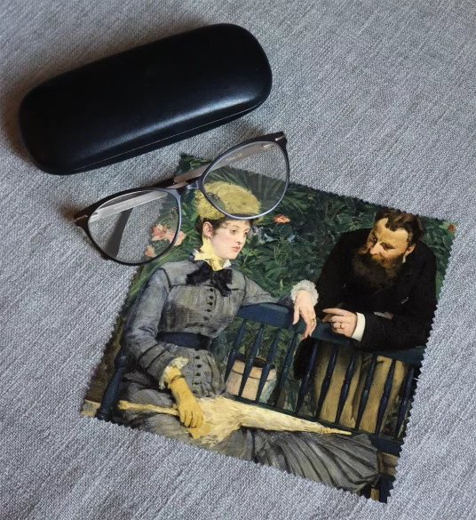 Ściereczka do okularów W oranżerii Édouard Manet
