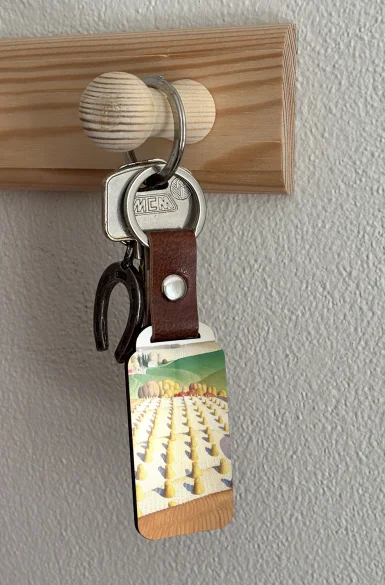 Brelok Fall Plowing Grant Wood