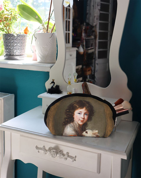 Kosmetyczka Portret Elżbiety Mniszchówny z pieskiem Élisabeth Vigée-Lebrun