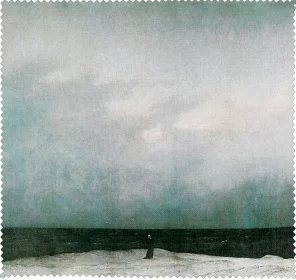 Ściereczka do okularów Mnich na brzegu morza Caspar David Friedrich