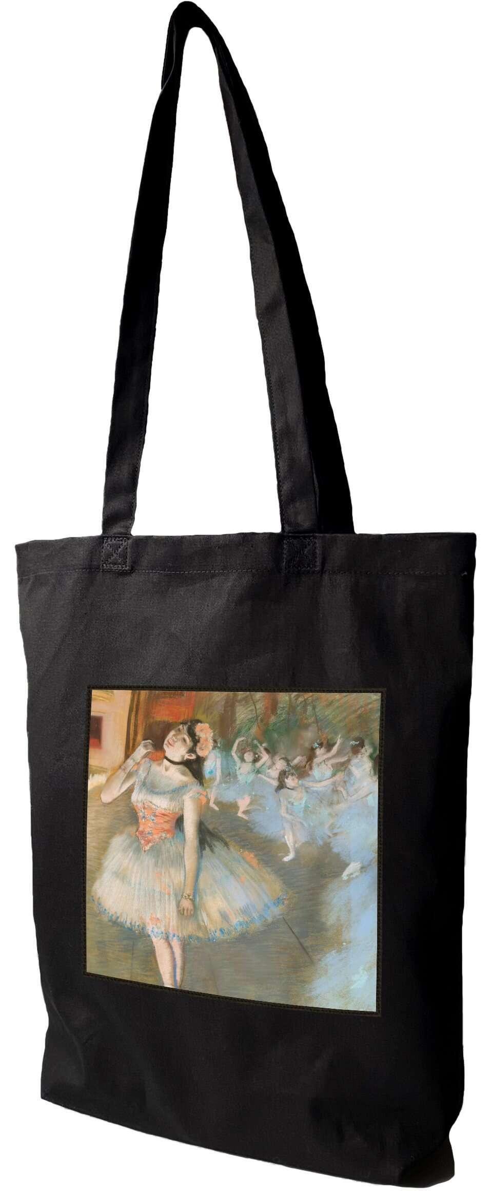 Torba z naszywką Gwiazda Edgar Degas, Czarna