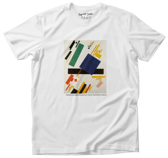 Koszulka z nadrukiem Kompozycja suprematystyczna Kazimir Severinovich Malevich