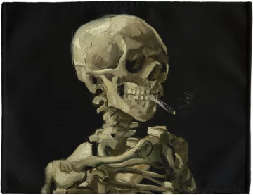 Podkładka na stół Czaszka z palącym się papierosem Vincent Van Gogh