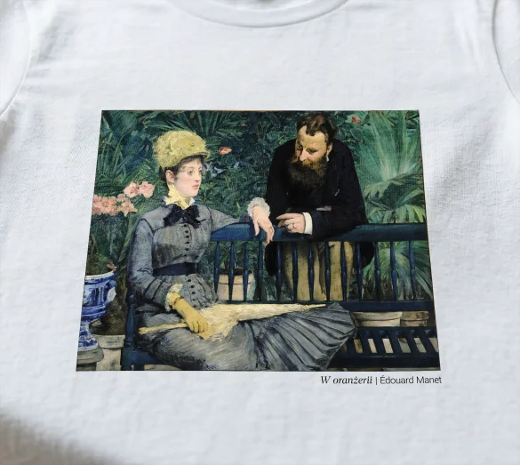Koszulka z nadrukiem W oranżerii Édouard Manet