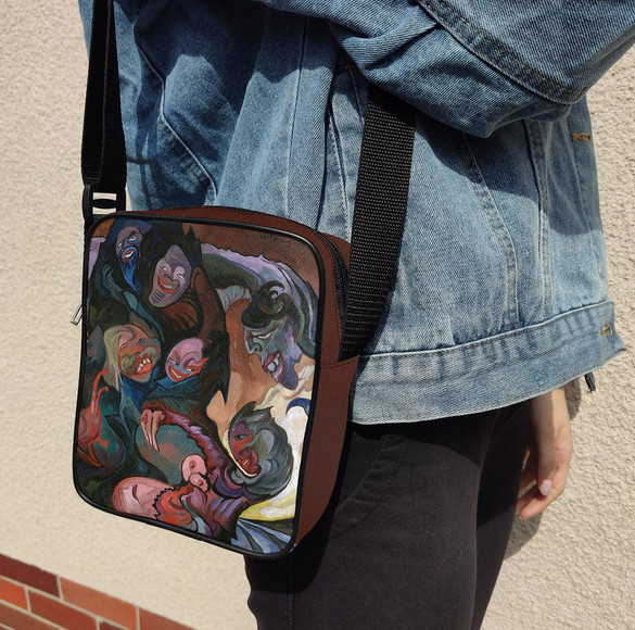 Torba listonoszka Kompozycja fantastyczna, Wizja z maskami Witkacy