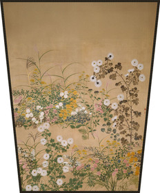 Ekran Ważne rośliny kwitnące jesienią Ogata Korin