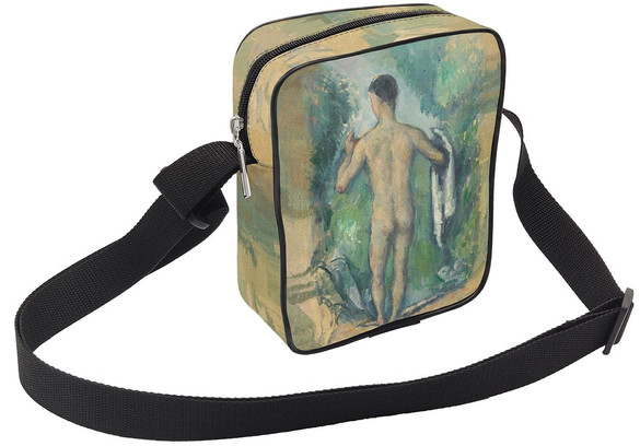 Torba listonoszka Kąpiący się na stojąco, widziany z tyłu Paul Cezanne