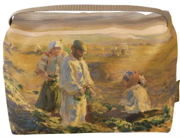 Kosmetyczka kuferek Kopanie buraków Leon Wyczółkowski