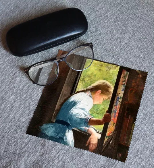 Ściereczka do okularów W oknie Anna Bilińska-Bohdanowiczowa