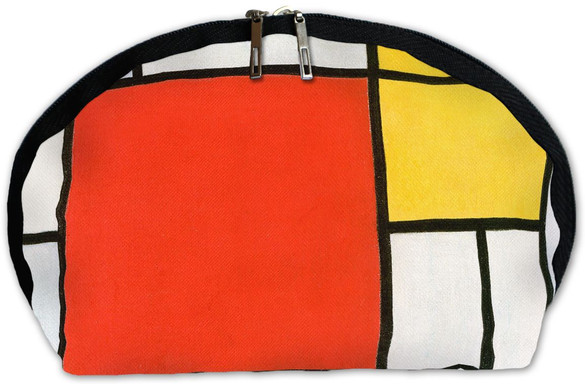 Kosmetyczka Kompozycja w czerwieni, żółci, błękicie i czerni Piet Mondrian