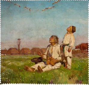 Ściereczka do okularów Bociany Józef Chełmoński