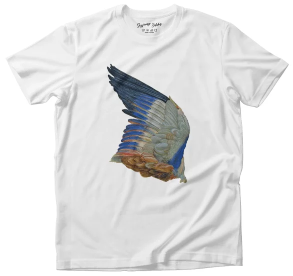 Koszulka Skrzydło niebieskiego walca, Kopia oryginału Albrechta Durera Hans Hoffmann