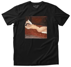 Koszulka z nadrukiem Leżący akt Amedeo Modigliani