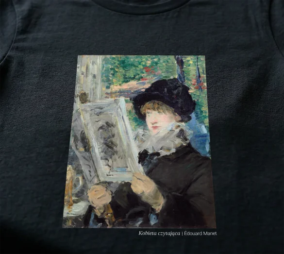 Koszulka z nadrukiem Kobieta czytająca Édouard Manet