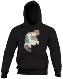 Bluza Siedząca kobieta z podniesionym kolanem Egon Schiele
