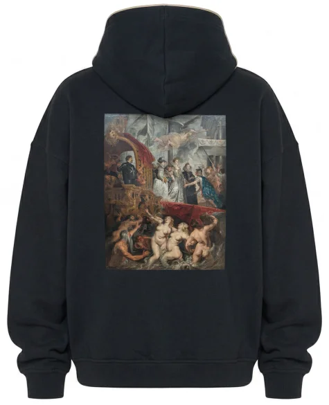 Bluza oversize Przybycie Marii Medycejskiej do Marsylii Peter Paul Rubens