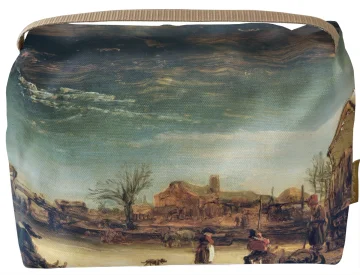 Kosmetyczka kuferek Zimowy pejzaż Rembrandt