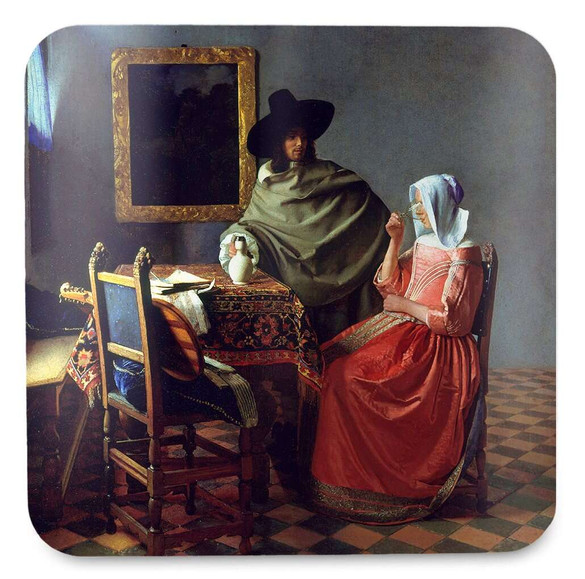 Podkładka pod kubek Kieliszek Wina Jan Vermeer