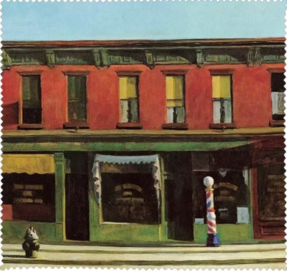Ściereczka do okularów Wczesny niedzielny poranek Edward Hopper