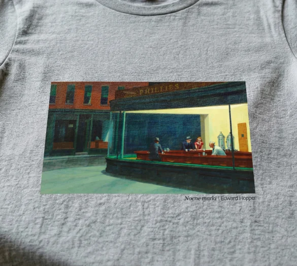 Bluzka damska Nocne marki Edward Hopper