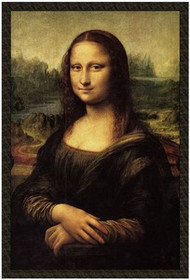 Naszywka Mona Lisa Leonardo da Vinci