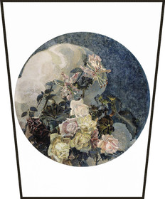 Ekran Róże i orchidee Mikhail Aleksandrovich Vrubel