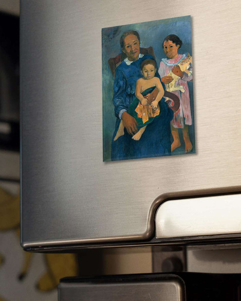 Magnes Polinezyjska kobieta z dziećmi Paul Gauguin