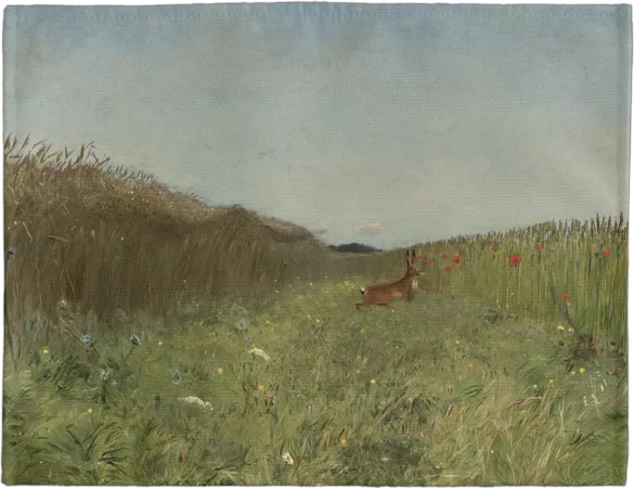 Podkładka na stół Zając wśród zboża Józef Chełmoński