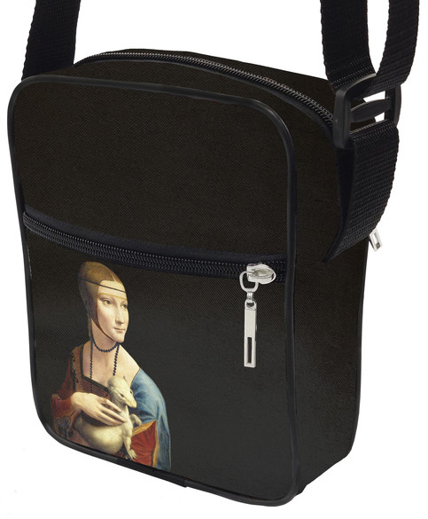 Torba Listonoszka Dama z gronostajem Leonardo da Vinci