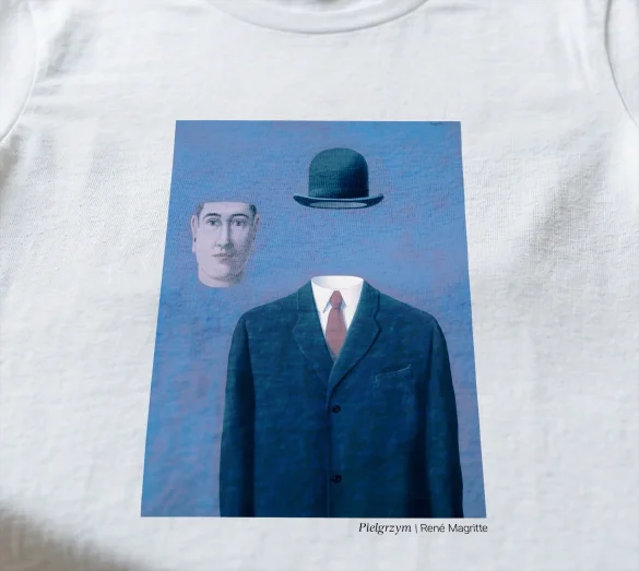 Koszulka z nadrukiem Pielgrzym René Magritte