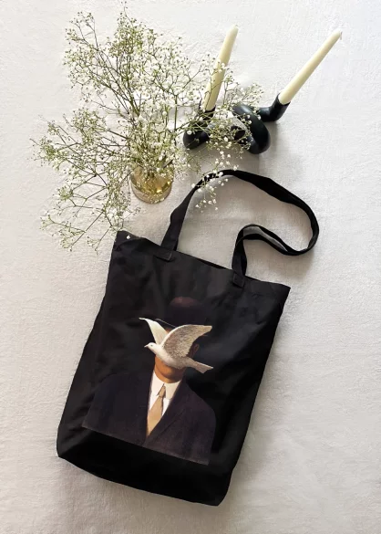 Torba bawełniana Mężczyzna w meloniku René Magritte