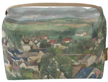 Kosmetyczka kuferek Auvers, widok panoramiczny Paul Cezanne