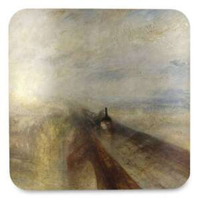 Podkładka pod kubek Deszcz, para i prędkość - Wielka Zachodnia Kolej William Turner