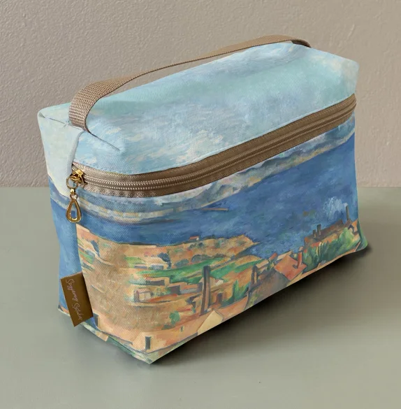 Kosmetyczka kuferek Zatoka Marsylii widziana z L Estaque 1885 Paul Cezanne