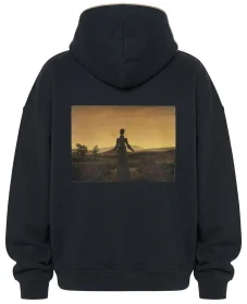 Bluza oversize Kobieta na tle zachodzącego słońca Caspar David Friedrich