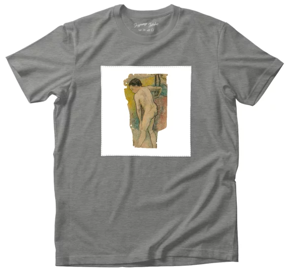 Koszulka z naszywką Breton Kąpiący się Paul Gauguin