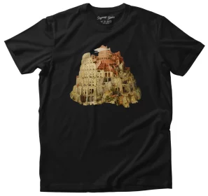 Koszulka Wieża Babel Pieter Bruegel starszy