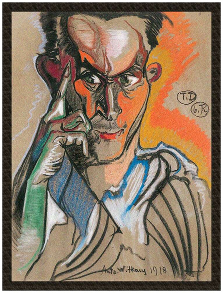 Naszywka Autoportret, 1918 Witkacy